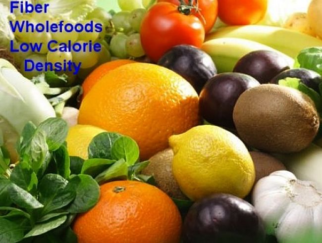 To lose weight include wholefoods that are rich in fiber and have low calorie density - that is the number of calories per unit of volume. This lowers the GI and means you remain satiated for longer